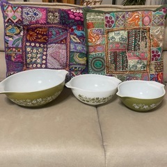 ヴィンテージ　アンティーク　オールドPYREX　パイレックス　ク...