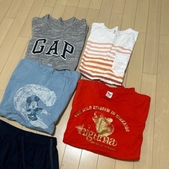 中古　メンズTシャツ4マイとメッシュ短パン