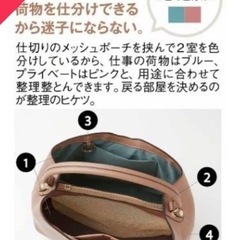 フェリシモ ワンハンドルバッグの画像