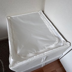 SKUBB スクッブ 収納ケース, ホワイト, 44x55x19 cm 2個の画像