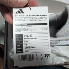 新品ゴルフシューズの画像