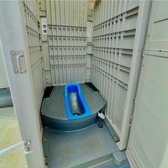 簡易水洗汲取式仮設トイレ　美品中古　熊本発の画像