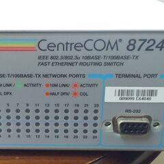 【ジャンク】L3スイッチ アライドテレシス製 CentreCOM 8724XLの画像