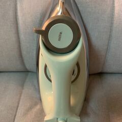 レトロ可愛い スチームアイロン ミントグリーン 衣類ケア おしゃれ家電の画像