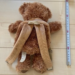 くまのぬいぐるみリュックの画像