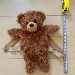 くまのぬいぐるみリュックの画像