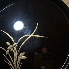 値下げ　漆塗　盆の画像