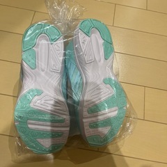 【新品未使用】シューズ　スニーカー　ミント　グリーン　キッズ　20 靴の画像