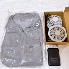 【新品】 空調服　M　バッテリー　ファン　セット　空調ウェア　空...