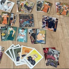 ハイキュー カード＆ステッカー 77枚セットの画像