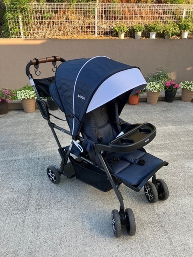 カトージ　二人乗りベビーカー　二人でゴー