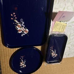 桂由美　盆　３枚の画像