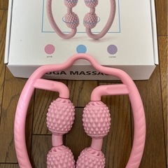 マッサージ　ローラー　ピンク　ヨガ　マッサージャーの画像