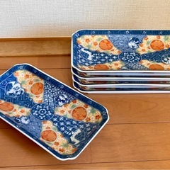 有田焼　和食器　長角皿　5名 セット