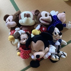 ミッキー&ミニーぬいぐるみバラ売りの画像