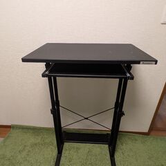 Bauhutte 昇降式 スタンディングデスク 幅70×奥45×高さ75.5~117.5cmの画像