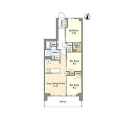 🏢安心の叶えRoom✨『3LDK』川口市西青木🎶敷金礼金無料💰✨...