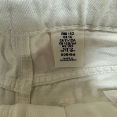【美品】 H &M  デニムスカート　150の画像