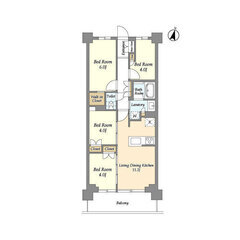 🏢安心の叶えRoom✨『4LDK』川口市西青木🎶敷金礼金無料💰✨...