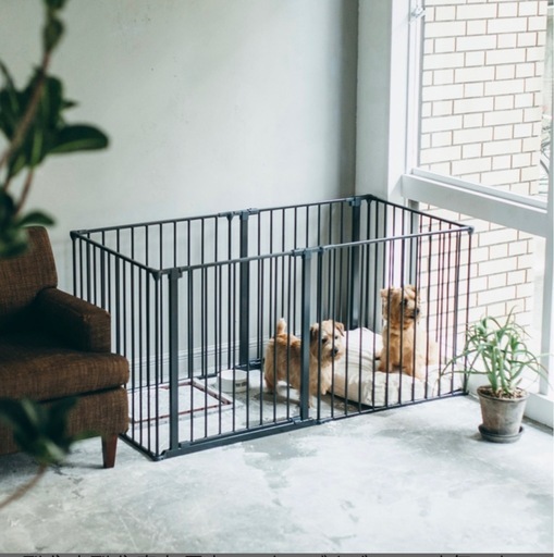 SCANDINAVIAN PET CAGE / スカンジナビアンペットケージ (ブラック)XXLサイズ