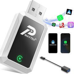 2in1⭐️ワイヤレス CarPlay Android Auto...