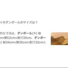 サカイ引越センター ダンボール大10枚 34×52×35cmの画像