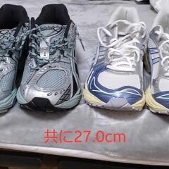 アシックスのゲル×2足展示品