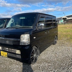 da64w エブリィワゴンPZターボ　4WD 17インチアルミ　...
