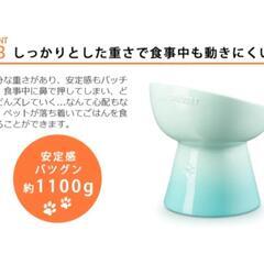 【中古美品】LE CREUSET（ル・クルーゼ）ハイスタンド・ペットボール ディープ(クールミント)の画像