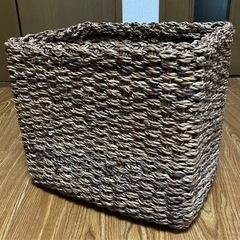 ②無印良品 バクバク材バスケット 収納 廃盤