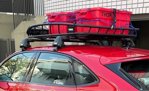 現行AUDI Q3専用ベースキャリアセット フット+ウイングバー(ルーフレールなし用)