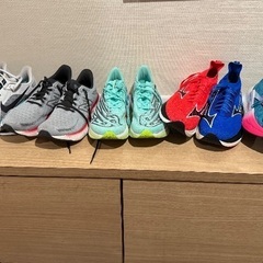 ランニングシューズ5足まだ綺麗なものお譲りします