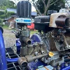 有光　セット動噴 最大圧力3.4mpa 軽量　セラミック　CSE-316CK2　動力噴霧器　造園　田んぼ　排水　消毒 除草 散水　潅水　スプレー　防除　高圧洗浄 宮崎の画像