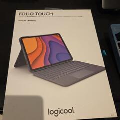 ロジクール Logicool iPad Air 2022 第5世代 2020 第4世代 対応 トラックパッド付き キーボードケース Smart Connector 接続 Folio Touch iK1094BKA 日本語配列 薄型 バックライト付き スマートコネクタ 国内正規品の画像
