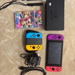 🎮 Nintendo Switch（初期型）＋マリオカート8＋付...