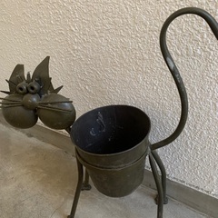 【キャンセル出ました】🌸プランター⑨ 猫 鉢の画像