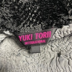 YUKI TORII ユキトリイ　Gプリーツジャケット 上品フリル黒カーディガンの画像