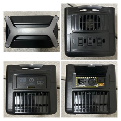 EcoFlow RIVER シリーズ　ポータブル電源　総出力600W