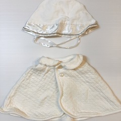 ベビードレス  ケープ・帽子付の画像