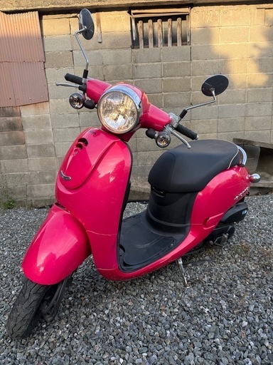 ホンダ ジョルノ AF70 ピンク 16,070km　機関良好　整備済み　タイヤ新品　通勤通学　原付　不具合無　書類有　ビーノ