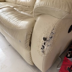 ニトリのソファあげますの画像