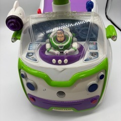 ディズニー バズライトイヤー 足蹴り車 手押し車 乗用玩具の画像