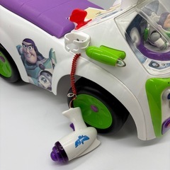 ディズニー バズライトイヤー 足蹴り車 手押し車 乗用玩具の画像