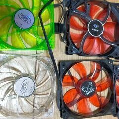 12cmファン LED 6個まとめて