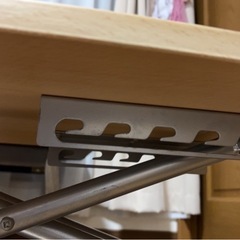 【昇降式】多機能ローテーブル 幅60cm 高さ調整可 折りたたみの画像