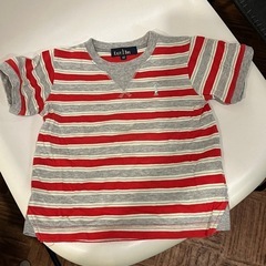 East Boy ストライプ 半袖Tシャツ 100 キッズ ベビーの画像
