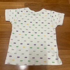 中古　肌着　車柄1枚　サイズ80の画像