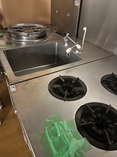 タニコー　中華　ガスレンジ 中華レンジ　コンロ　店舗　厨房