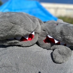 ユニバ　ジョーズ　被り物の画像