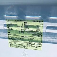 EJ5081番✨TCL✨冷凍冷蔵庫 ✨F173BFNの画像